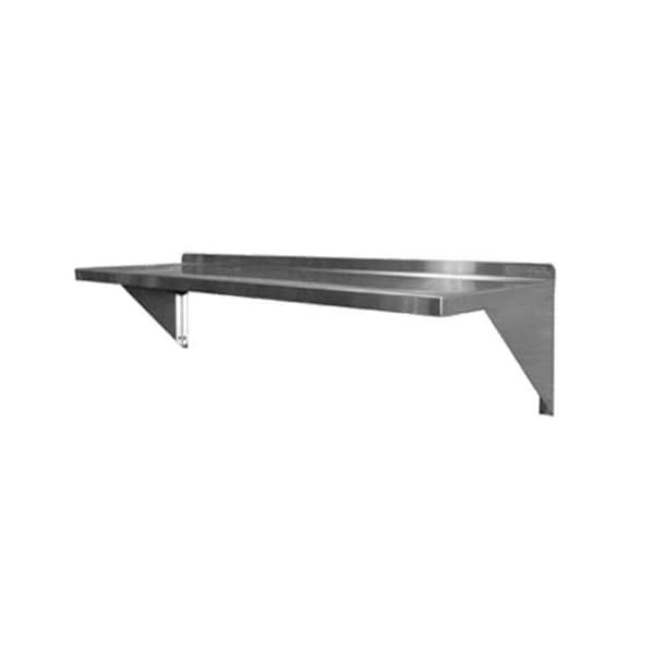 Prairie View Industries Aluminum Wall Mount Shelf12inW x 12inH x 24inL WS1224 - main